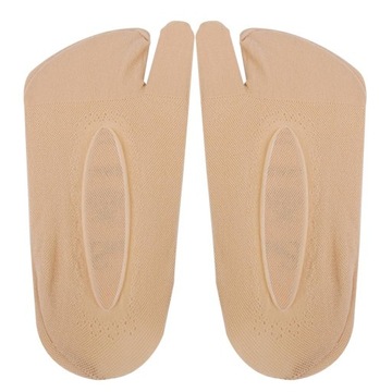Women s Invisible Socks 2 Toe Short Socks Size Nude