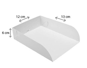 Karton tacka szufelka do ciasta 13x12x6cm 1szt.