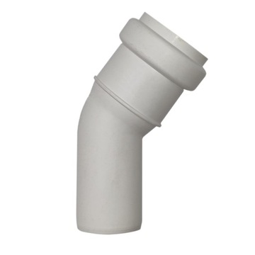Kolano kanalizacyjne 40/45° PCV PP