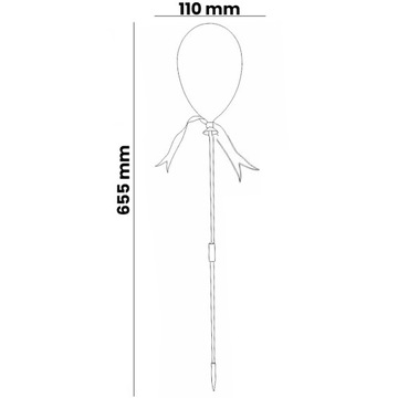 СОЛНЕЧНАЯ лампа BALONIK LED датчик сумерек IP44