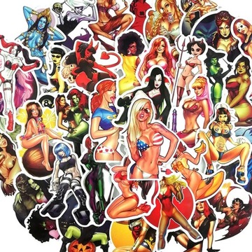naklejki 35szt angel Sexy GIRLS sticker bomb v7