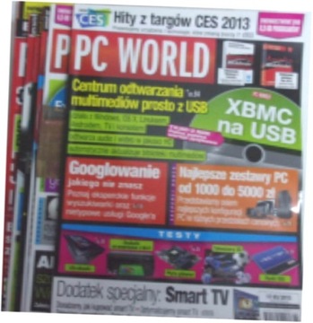 PC World nr 1-8/2013 + do każdego nr płyta.