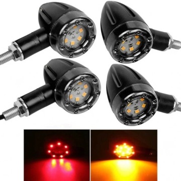 4x MINI BULLET светодиодные сигналы поворота для мотоцикла скутер 12 В СТОП ДИРЕКТИВЫ