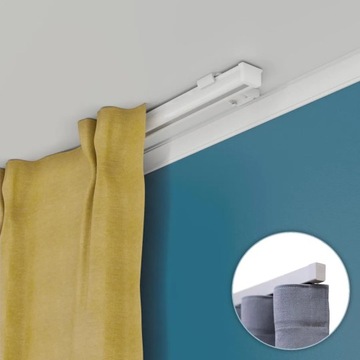 Szyna sufitowa aluminiowa MS 100 cm pojedyncza