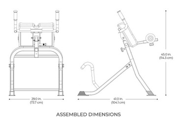 Мультиинверсионная скамья для упражнений Teeter DEX II
