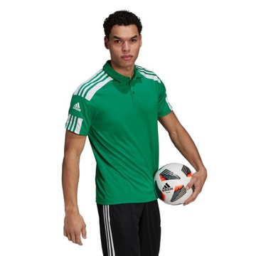 Koszulka męska adidas Squadra 21 Polo zielona GP6430 S