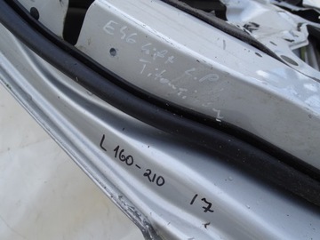 ДВЕРЬ ПЕРЕДНЯЯ ЛЕВАЯ BMW E46 СЕДАН КОМБИ ТИТАНЗИЛБЕР