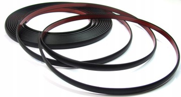 ДЕКОРАТИВНАЯ ПОЛОСКА, ЧЕРНАЯ РЕЗИНОВАЯ ПОЛОСКА, боковая 12мм