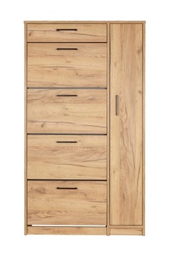 SZAFKA NA BUTY OBUWIE MALTA 4 DĄB ZŁOTY CRAFT CZ U