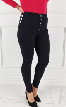 МОЛОДЕЖНЫЕ ДЖИНСОВЫЕ БРЮКИ С ПУГОВИЦАМИ
