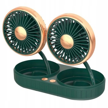 МОЩНЫЙ ДВОЙНОЙ ВЕНТИЛЯТОР, АВТОМОБИЛЬНЫЙ ВЕНТИЛЯТОР USB