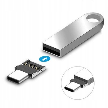 ADAPTER PRZEJŚCIÓWKA OTG USB-C TYP C NA USB A