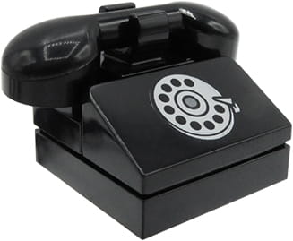 LEGO akcesoria telefon z tarczą retro / vintage