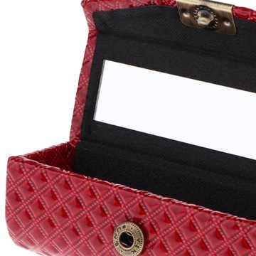 2 футляра для губной помады из искусственной кожи премиум-класса для женщин и девочек, один блеск для губ