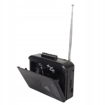 PRZENOŚNY ODTWARZACZ KASETOWY FM AM RADIO STEREO