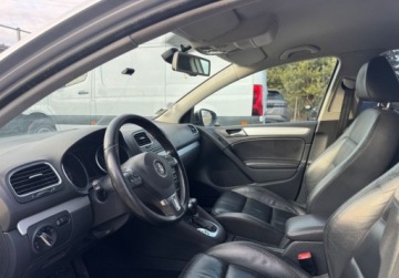 Volkswagen Golf VI Hatchback 5d 2.0 TDI-CR DPF 140KM 2008 Volkswagen Golf Highline 2.0 TDI 140KM DSG 2008r czarna skora navi po opla, zdjęcie 4