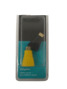 Adapter HDMI żeński - mini HDMI C męski
