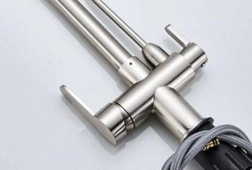 Смеситель для кухни со смесителем FILTER SATIN