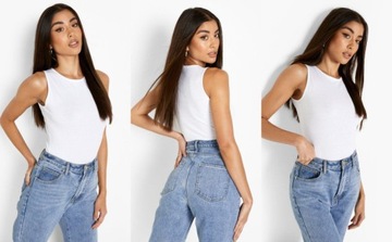 3F1A58 P29 BOOHOO BIAŁE BODY BASIC XL