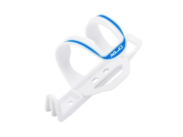 Koszyk na bidon rowerowy XLC BC-S06 / Biały/Niebieski