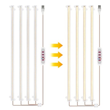 Lampa do szafki na rośliny o mocy 30 cm i mocy 8 W, w stylu A1