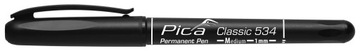 PICA 534/46 Cienkopis Permanentny CZARNY 1mm