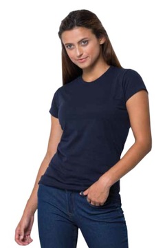 T-SHIRT DAMSKA koszulka bawełniana JHK TSRL CMF czarna BK r. XL
