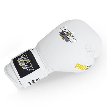 Боксерские перчатки StormCloud Boxing Pro, белые, 14 унций