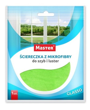 Ścierka z mikrofibry do szyb i luster GLASSO
