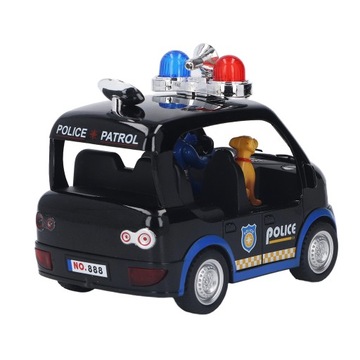 Игрушка-автомобиль полицейского из прочного сплава с деталями
