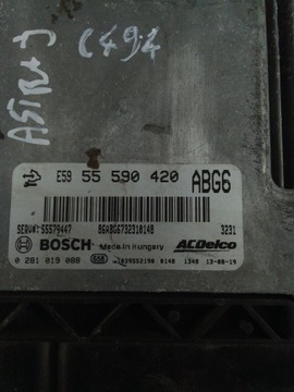 C494 ASTRA J ŘÍZENÍ MOTORU 55590420