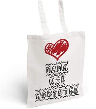 TORBA Z NADRUKIEM DLA MAMY PREZENT NA DZIEŃ MATKI
