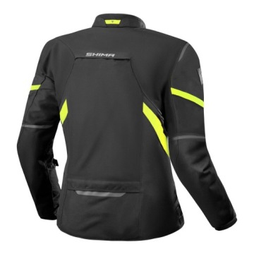 SHIMA RUSH 2.0 LADY FLUO женская текстильная куртка черно-желтый флуоресцентный БЕСПЛАТНО
