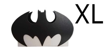 XL DUŻY PRZYBORNIK Organizer na kredki batman znak czarny PREZENT