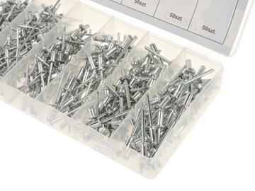 ЗАКЛЕПКИ НАБОР ЗАКЛЕПОК 400 шт.