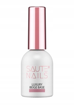 SAUTE NAILS Baza hybrydowa do paznokci Luxury BEIGE BASE 8ml