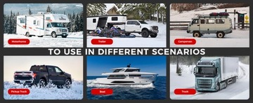 ПАРКОВОЧНОЕ ОБОГРЕВАНИЕ 8 кВт 12/24 В WIFI BT 230 В с беспроводным датчиком