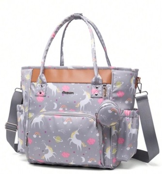 LEQUEEN BAG РЮКЗАК-ОРГАНИЗАТОР ДЛЯ КОЛЯСКИ ДЛЯ МАМА, ПАПА, ПЕГАС ЕДИНОРОГ