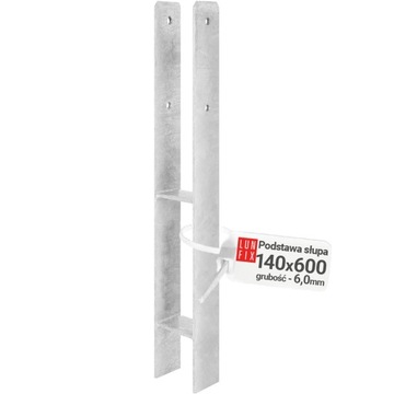Podstawa słupa PSH 140x600 mm 