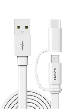Oryginalny Kabel HUAWEI AP55 2w1 micro USB i Typ C