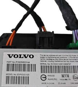 VOLVO V60 II ZESILOVAČ AUTORÁDIO XC60 2 FACELIFT 32359503