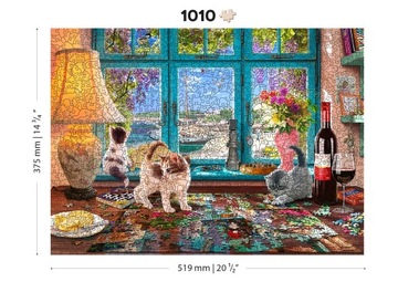 Деревянный пазл Puzzler's Desk 1000 +10 деталей