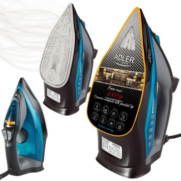 Žehlička Parní Keramická 3000W Silný Hasič 9v1