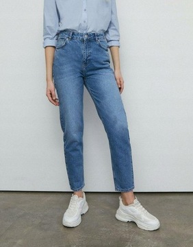 Warehouse bmt stan mom spodnie jeans wysoki XL NI1