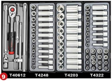 Тележка с инструментами FORCE 562 1013-562