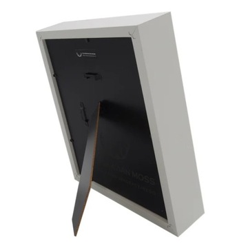 МОХОВАЯ КАРТИНА мох хроботек плоский мох северный олень в деревянной рамке 23х28