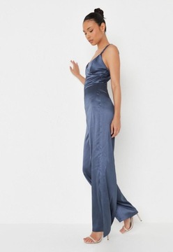 MISSGUIDED SATYNOWY KOMBINEZON MAXI XS