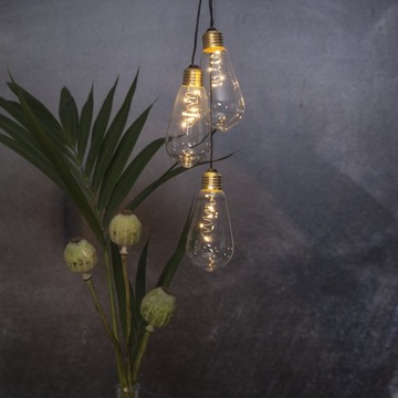 Декоративная лампа, декоративный светодиодный подвесной светильник, серебристый, ВНУТРЕННИЙ, с таймером