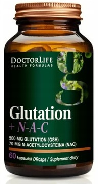 Doctor Life Glutation 500 mg + NAC 70 mg 60 kaps
