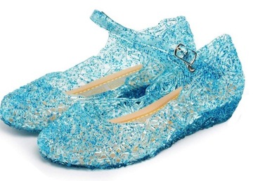 BUTY LODOWE BALETKI SANDAŁKI PANTOFELKI KSIĘŻNICZKI STRÓJ ELZA ELSA 33